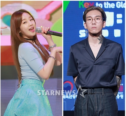 박보람(왼쪽)과 서사무엘 / 사진=스타뉴스