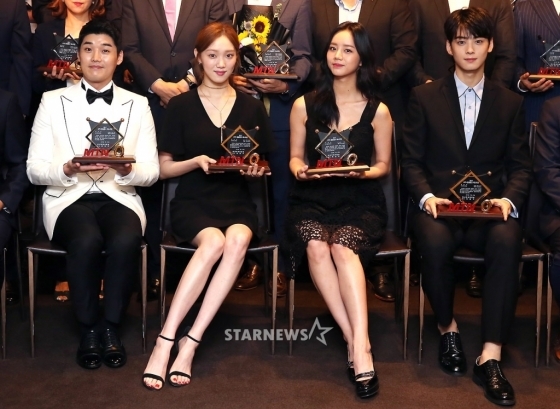 권혁수, 이성경, 혜리, 차은우(사진 맨 왼쪽부터 오른쪽으로)/사진=홍봉진 기자
