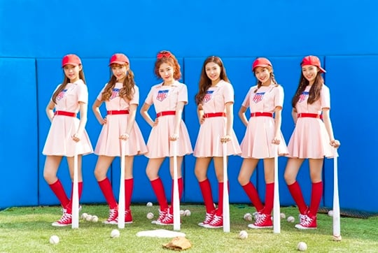 걸그룹 에이프릴. /사진=넥센 히어로즈 제공