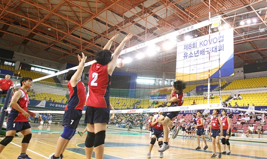 한국배구연맹(KOVO)이 15일부터 19일까지 홍천종합체육관 외 3개 체육관에서 '2017 홍천 전국 유소년 클럽 배구대회'를 개최한다. /사진=KOVO 제공