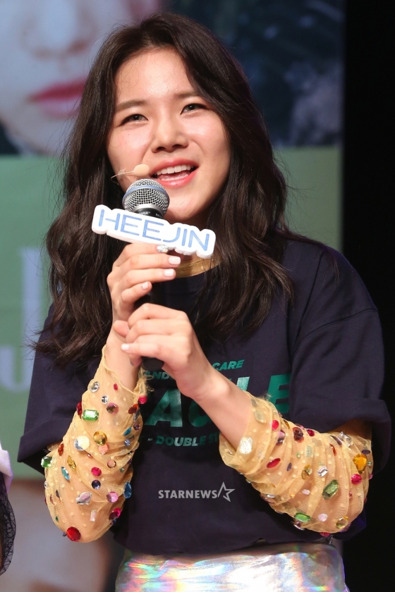굿데이 멤버 희진 /사진=이기범 기자