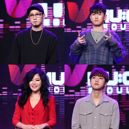 (왼쪽 위부터 시계방향) 더콰이엇, 크러쉬, 더베인, 웅산 /사진=이기범 기자