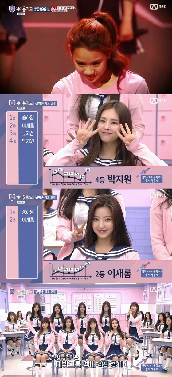 /사진=Mnet 예능프로그램 '아이돌학교' 방송화면 캡처