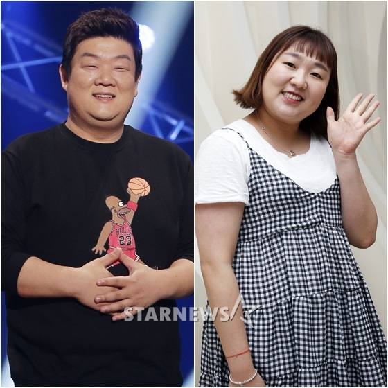 유민상(왼쪽)과 이수지 /사진=스타뉴스