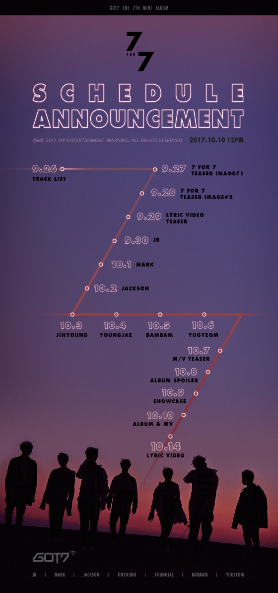 GOT7. /사진=JYP 엔터테인먼트