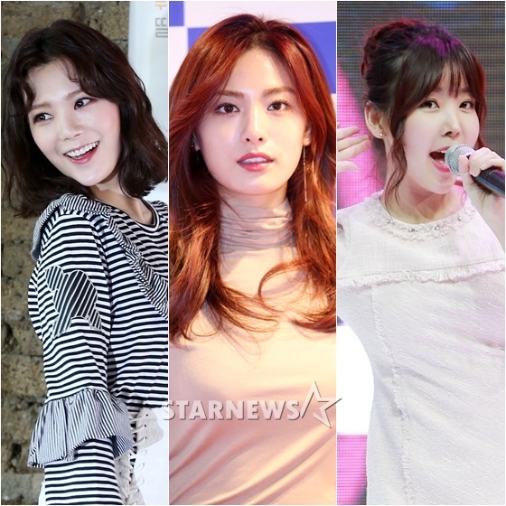 리지(왼쪽부터), 나나, 레이나 /사진=스타뉴스