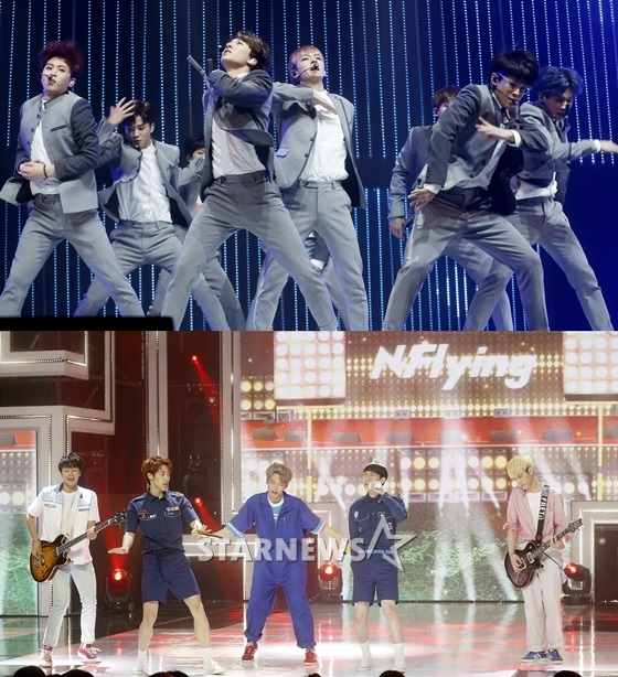 SF9과 엔플라잉. /사진=김휘선 기자