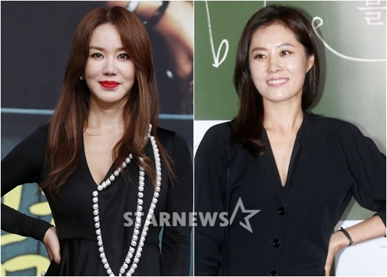 엄정화 문소리 / 사진=스타뉴스