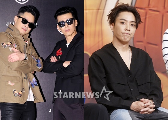 지누션(왼쪽)과 은지원/사진=스타뉴스