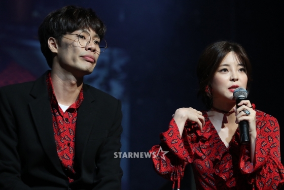 민수(왼쪽)와 혜이니/사진=이기범 기자