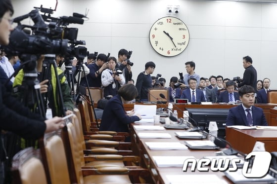 파행을 겪은 KBS 국정감사 / 사진=뉴스1