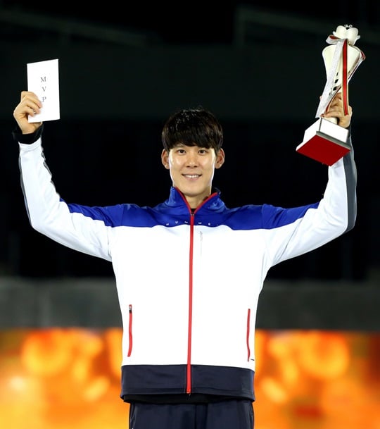 제98회 전국체육대회 MVP에 오른 박태환. /사진=대한체육회 제공
