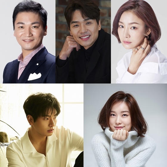조재윤, 김태훈, 박효주, 황선희, 이이경(사진 왼쪽 위부터 시계방향으로)/사진제공=조이래빗