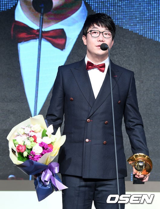 승리상을 차지한 양현종.