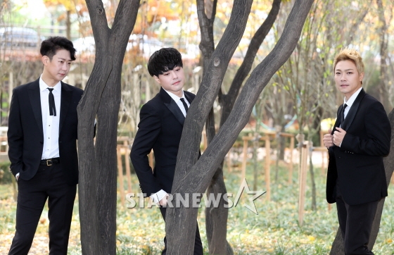 (왼쪽부터) NRG 멤버 천명훈, 노유민, 이성진 /사진=임성균 기자