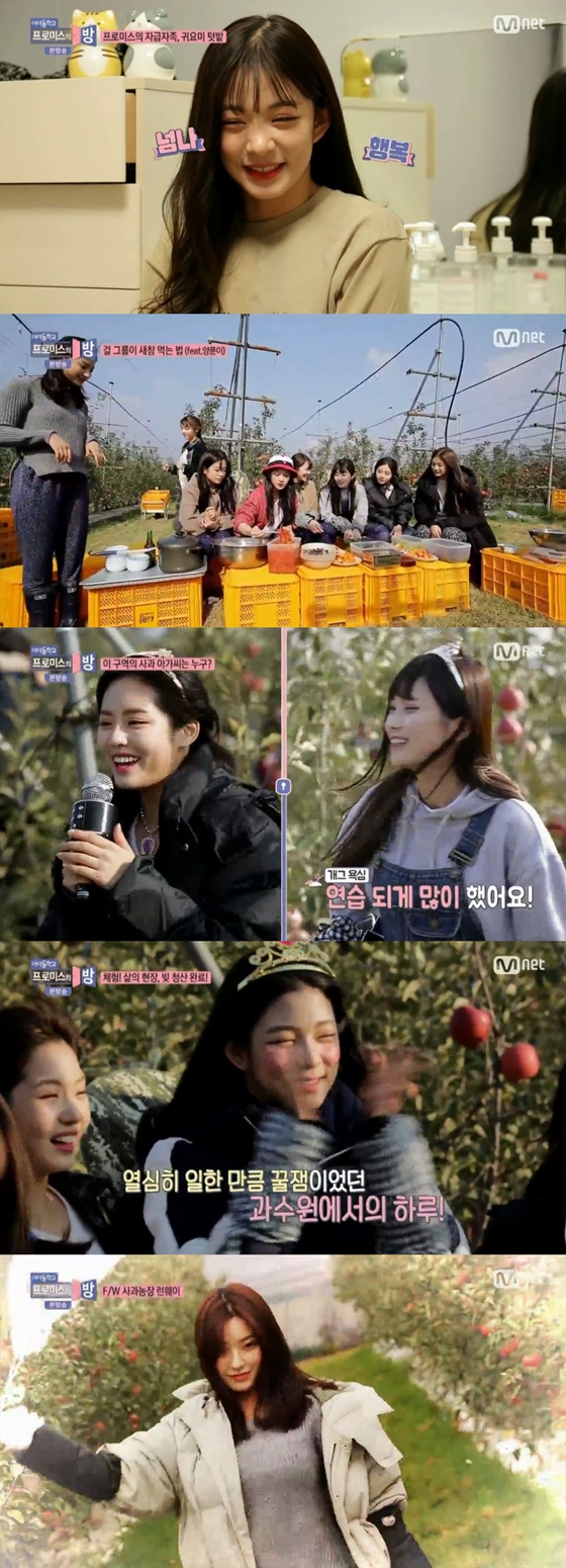 /사진=Mnet 예능프로그램 'fromis_의 방' 방송화면 캡처
