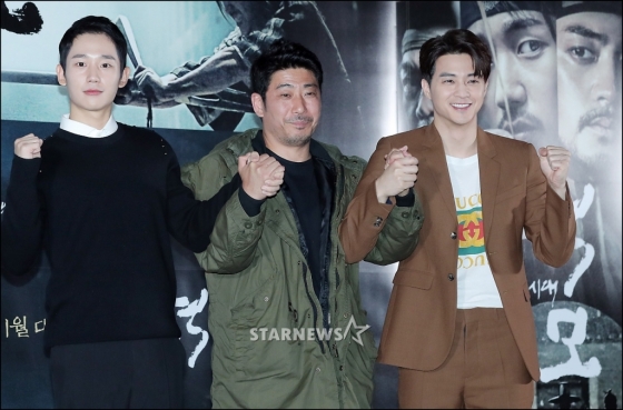 정해인, 김홍선 감독, 김지훈 / 사진=김창현 기자