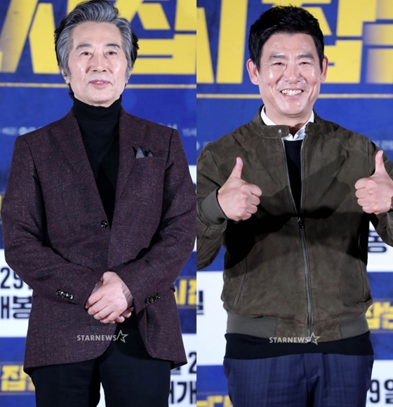 백윤식,성동일/사진=홍봉진 기자