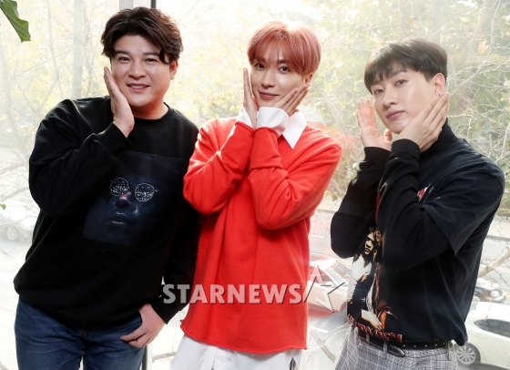 (왼쪽부터) 슈퍼주니어 멤버 신동, 이특, 은혁 /사진=홍봉진 기자
