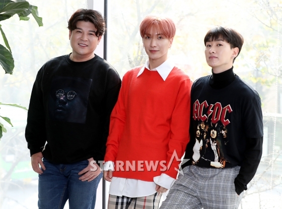 (왼쪽부터) 슈퍼주니어 멤버 신동, 이특, 은혁 /사진=홍봉진 기자
