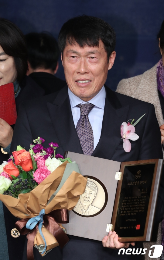 2017년 대한민국 스포츠영웅에 헌액된 차범근 전 국가대표팀 감독. /사진=뉴스1