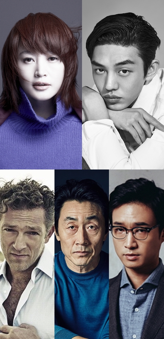 김혜수, 유아인, 벵상 카셀, 허진호, 조우진/사진제공=CJ E&M