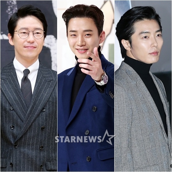 엄기준(왼쪽부터), 이준호, 김재욱 /사진=스타뉴스