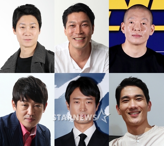 진선규, 최귀화, 박지환, 엄태구, 조우진, 허성태(사진 맨 왼쪽 위부터 시계방향으로)/사진=스타뉴스