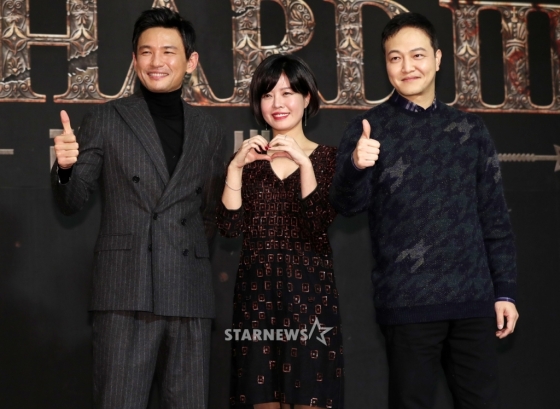 황정민 김여진 정웅인 / 사진=김휘선 기자