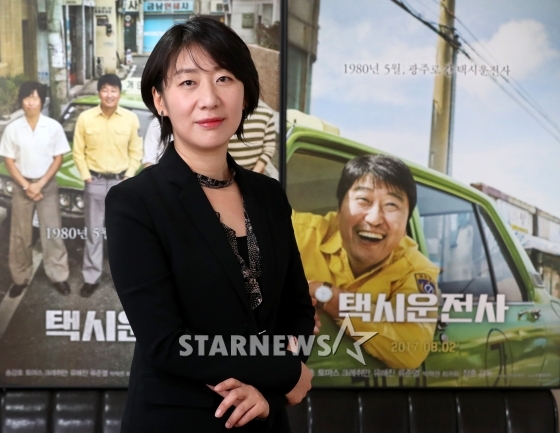 영화 '택시운전사' 제작사 더 램프 박은경 대표 / 사진=홍봉진 기자