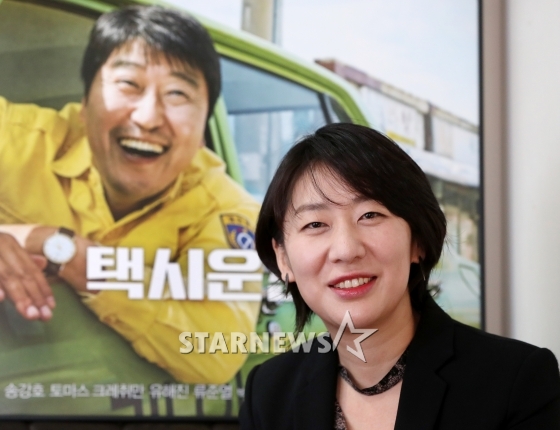 영화 '택시운전사' 제작사 더 램프 박은경 대표 / 사진=홍봉진 기자