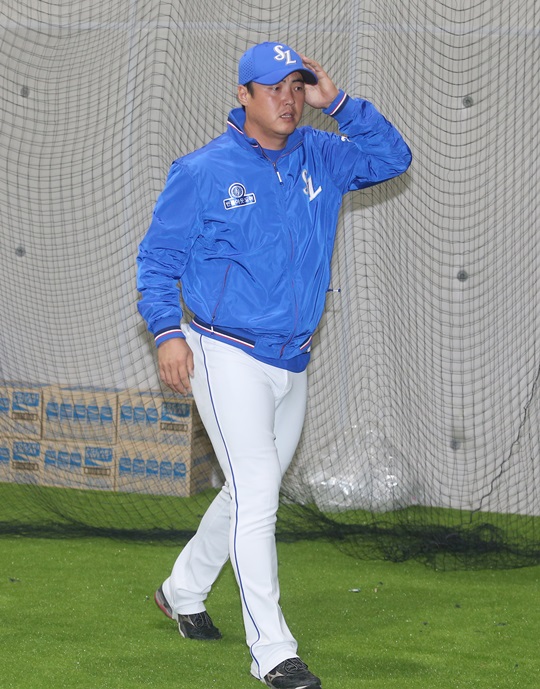 전 삼성 라이온즈 투수 안지만. /사진=삼성 라이온즈 제공
