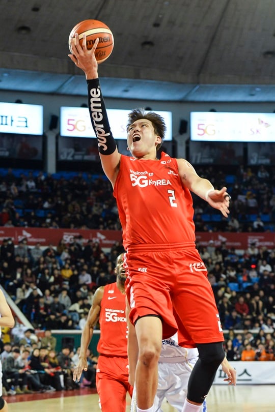 공수에서 맹활약하며 팀 승리를 이끈 최준용. /사진=KBL 제공