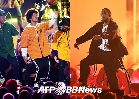 브루노 마스와 켄드릭 라마/AFPBBNews=뉴스1