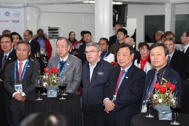 대한체육회가 '2018 평창 동계올림픽' 코리아하우스에서 '한국의 밤' 행사를 열었다. /사진=대한체육회 제공