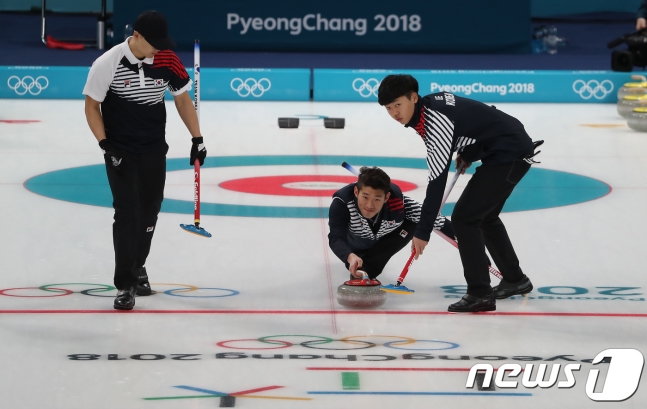 한국 남자 컬링 대표팀./사진=뉴스1