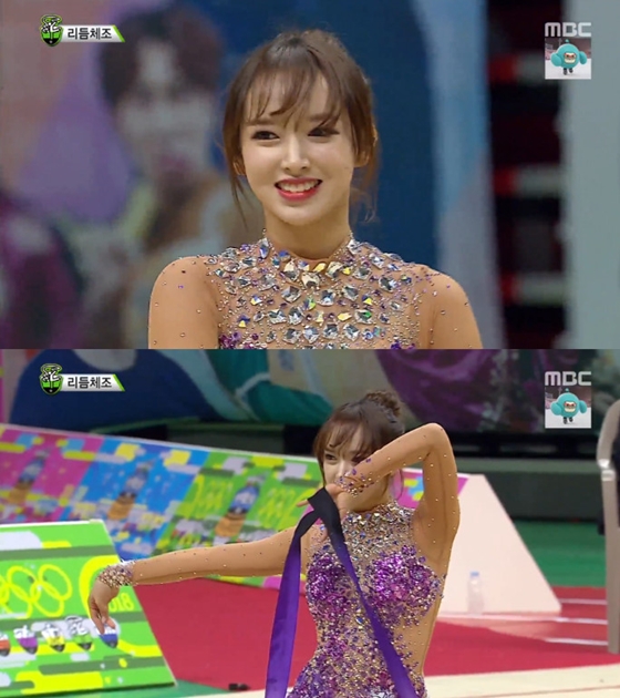 /사진=MBC '2018 아이돌스타 육상·볼링·양궁·리듬체조·에어로빅 선수권 대회' 방송화면 캡처