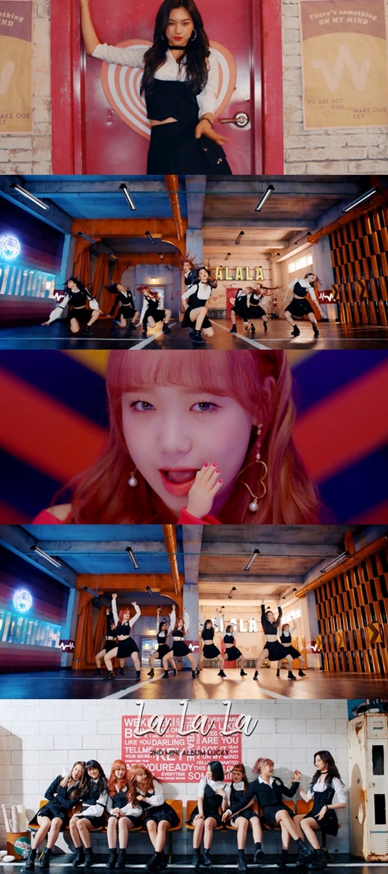 /사진=위키미키 '라 라 라' 뮤직비디오 캡처