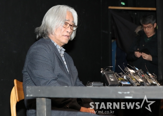 연극연출가 이윤택 / 사진=이기범 기자