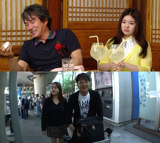 '아빠를 부탁해' 출연 당시 조재현(사진 위)과 조민기 부녀/사진제공=SBS