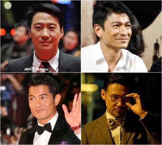 사진 왼쪽 위부터 시계방향으로 여명, 유덕화, 장학우, 곽부성 / 사진=스타뉴스, '적도' 스틸컷, AFPBBNews=뉴스1