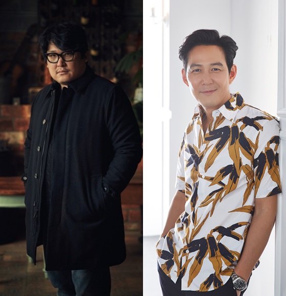 한재림 감독과 이정재