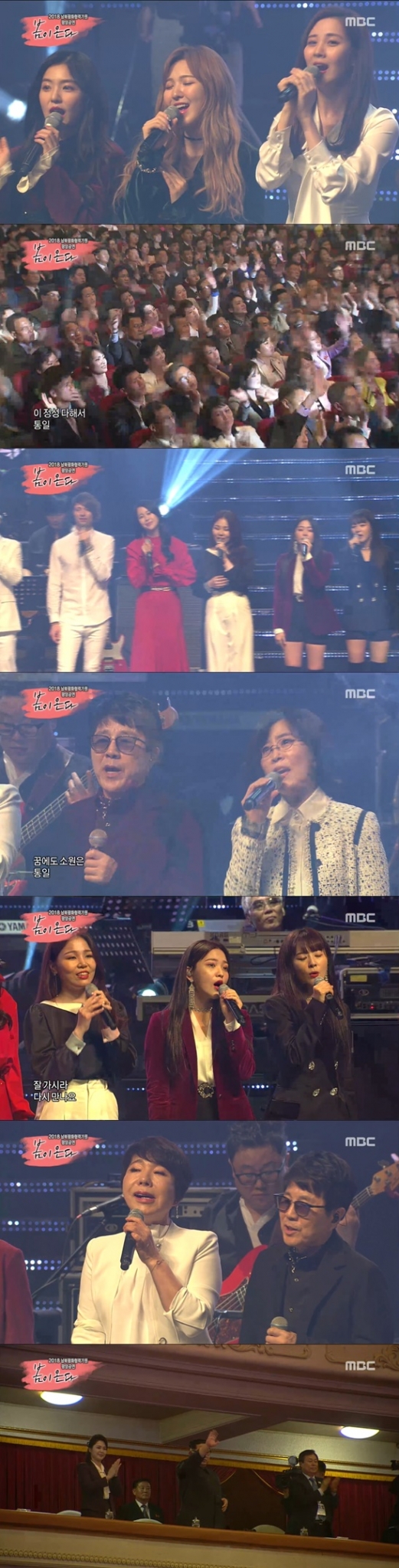 /사진=MBC '2018 남북평화 협력기원 평양 공연-봄이 온다' 방송화면