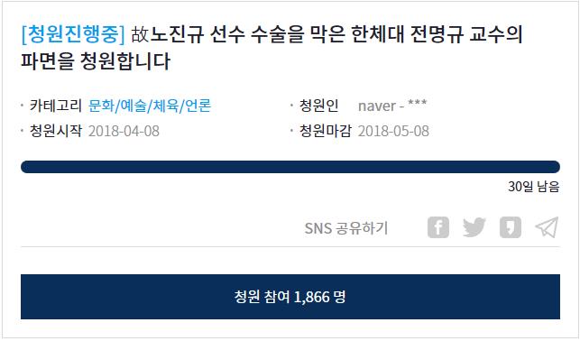 /사진=사진=청와대 국민청원 게시판