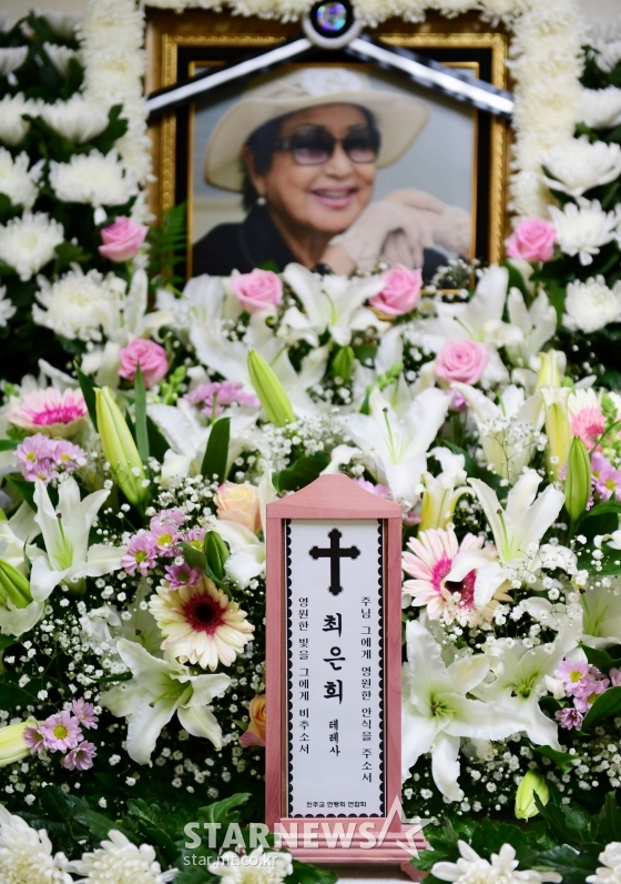 고 최은희 빈소 / 사진=공동취재단