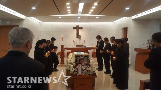 고 최은희 영결식/사진=독자제공