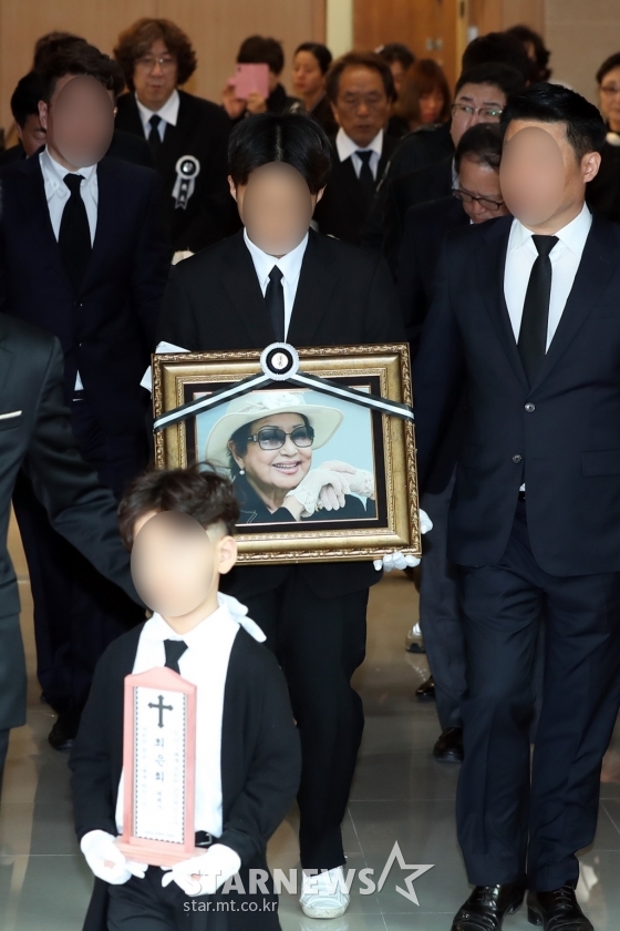 고 최은희 발인식/사진=이기범 기자