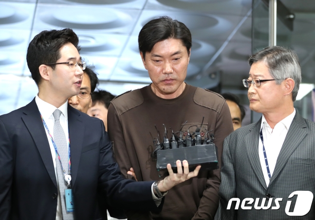 징역 8개월을 선고받고 법정 구속된 최규순 전 KBO 심판팀장. /사진=뉴스1