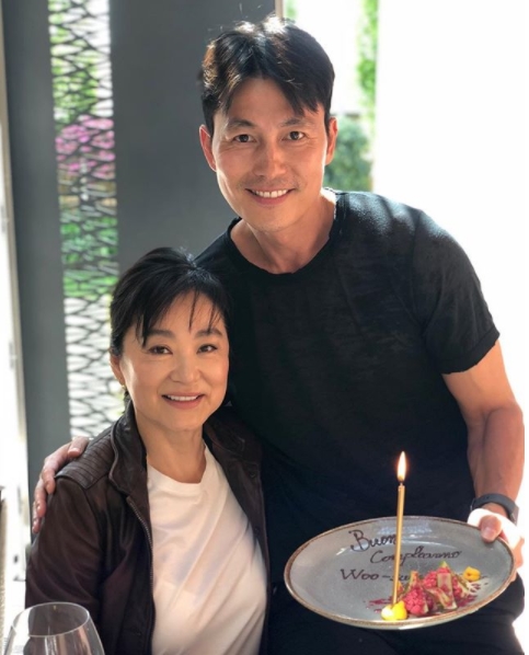 정우성과 임청하 / 사진=정우성 인스타그램