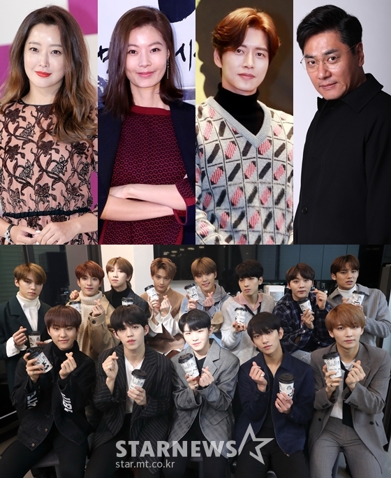 김희선, 윤소이, 박해진, 김형종, 세븐틴/사진=스타뉴스